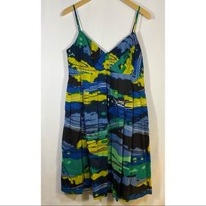 Calvin Klein size 12 Summer Dress Cotton Spaghetti Strap Adjustable Knee length